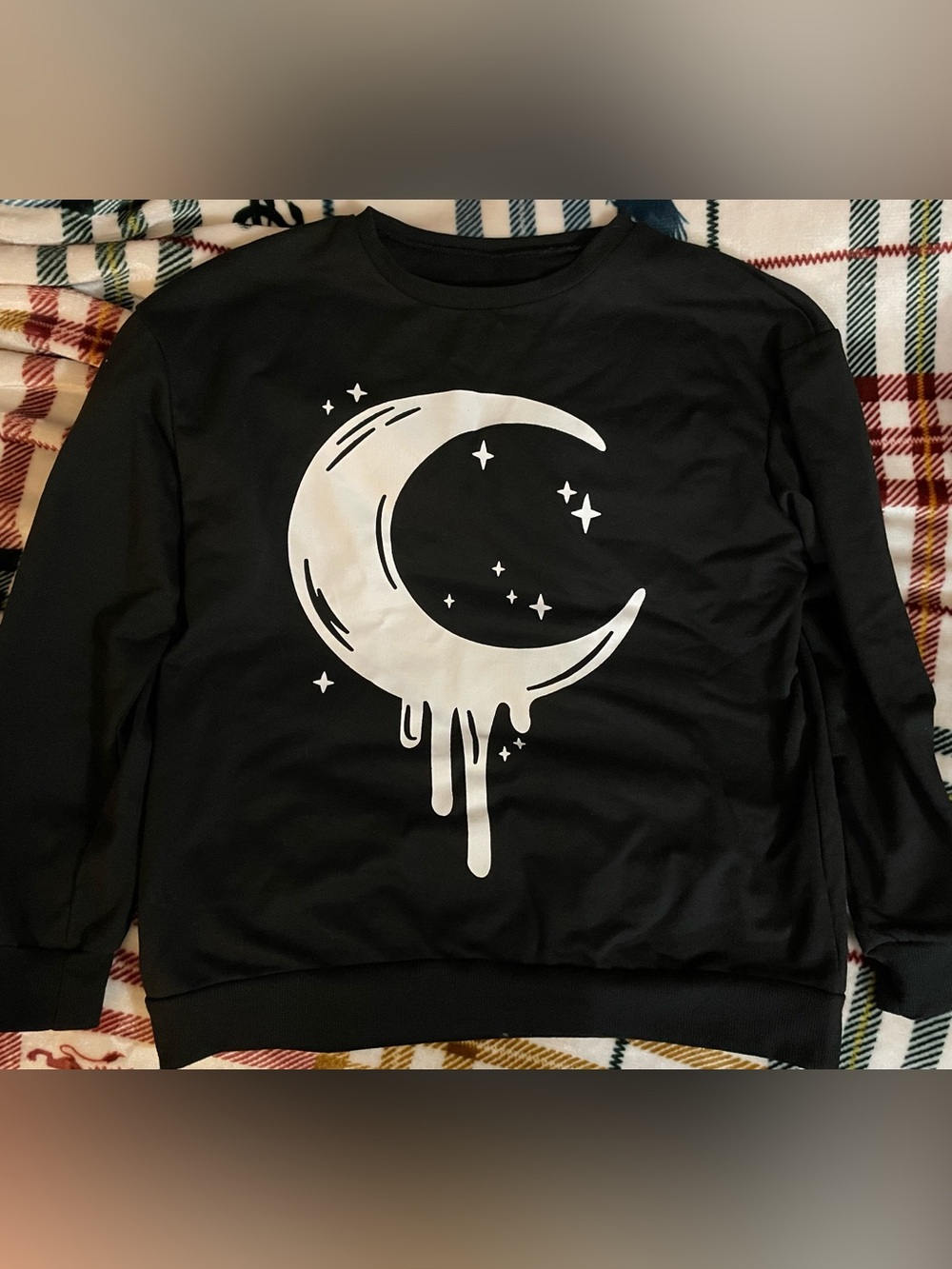 ROMWE Melting Moon Sweatshirt - S